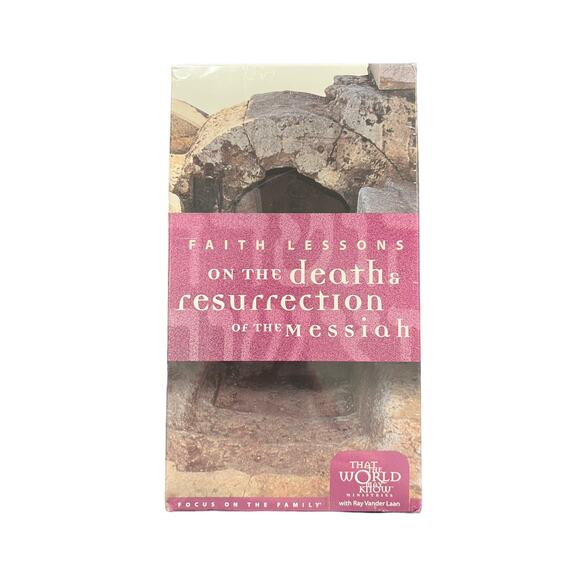 Faith Lessons on the Death & Resurrection of the Messiah VHS Brand New - Picture 1 of 2